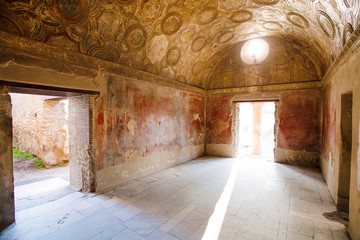 Pompeii, stabian bath