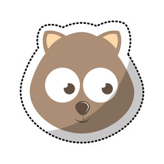 cute cat tender character vector illustration design