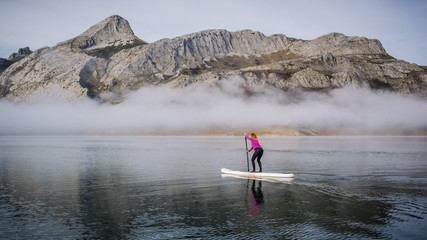 Paddle surf at Picos de Europa