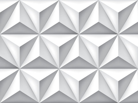 Vector triangles retro background, mesh gradient, geometric wallpaper, gray pattern