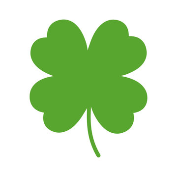 Vierbl&auml;ttriges Kleeblatt - Gl&uuml;ck