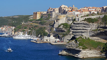 Fototapeta na wymiar Citadelle de Bonifacio en Corse