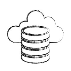 data center disk isolated icon vector illustration design