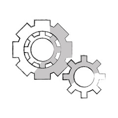 gears machine isolated icon vector illustration design