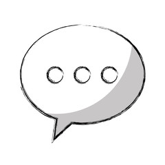 speech bubble chat isolated icon vector illustration design