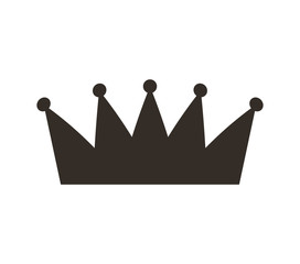 crown frame style hipster vector illustration design