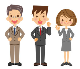 ビジネス　グループ　ポジティブ