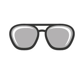 eye glasses style icon vector illustration design