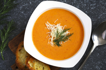 Tomato soup. Zuppa di Pomodoro