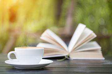coffee time in the garden