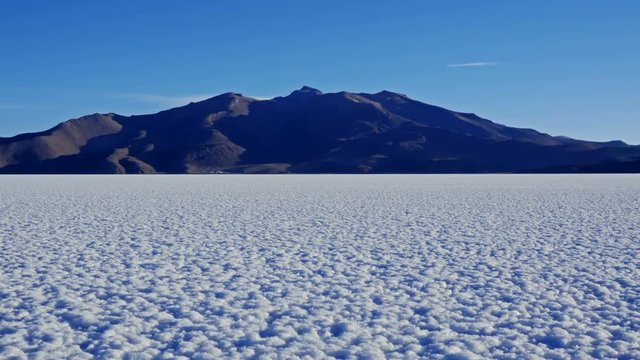 Bolivia, Potosi Department, Daniel Campos Province, Sunset timelapse over the Salar de Uyuni, the largest salt flat in the world.

