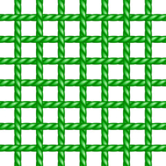 Net of rope in green design 