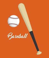 baseball bat sport related icon emblem image vector illustration design 