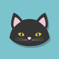 cat pet related icon image vector illustration design 