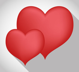 shiny texture cartoon heart love image vector illustration design 