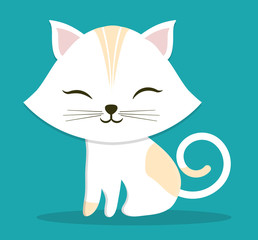 cat pet icon image vector illustration design 