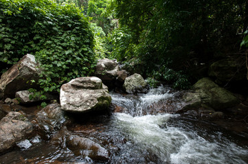 Fototapeta premium Waterfall beautiful in province asia southeast asia , Waterfall