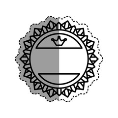 Fototapeta premium Isolated ribbon award icon vector illustration graphic design