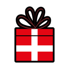 Isolated gift box icon vector illustration graphic design