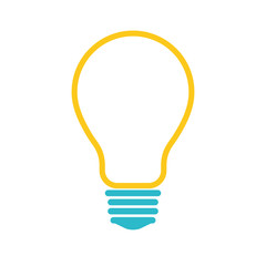 Isolated bulb light icon vector illustration graphic design