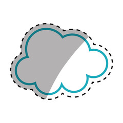 Isolated cloud symbol icon vector illustration graphic design