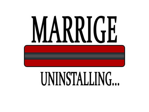 Progress Bar Uninstalling with the text: Marriage