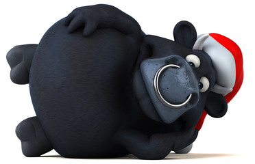 Black bull - 3D Illustration