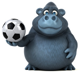 Fun gorilla - 3D Illustration