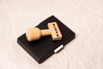 Stempel und Stempelkissen