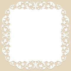 frame with ornament