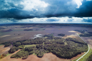 Summer day in latvian coustryside.