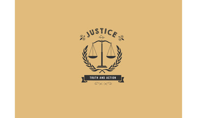 justice icon vector