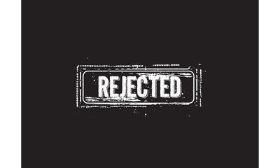 rejected icon vector