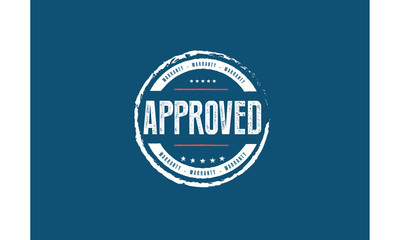 Obraz premium approved warranty icon vector