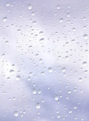 Raindrops Trough Window