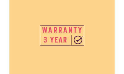 warranty icon vector