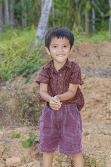 Portrait of Asian little boy