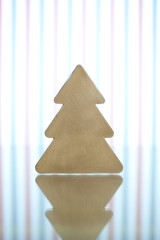 Christmas tree on abstract background