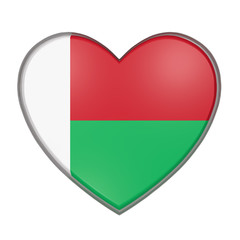 Fototapeta premium Madagascar heart