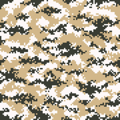 Modern fashion vector trendy camo pattern