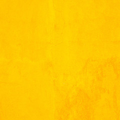 Concrete wall yellow color for texture background