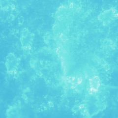 Fantasy blue turquoise white clouds or undersea flow