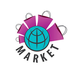 vector logo purchases of goods all over the world