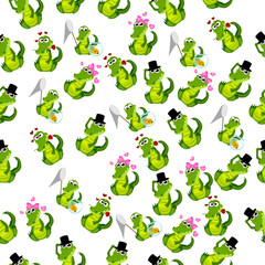 Obraz premium cute crocodile or alligator