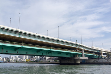 隅田川大橋とジャンクション、都市風景 3