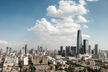 Fototapeta na wymiar modern tianjin cityscape