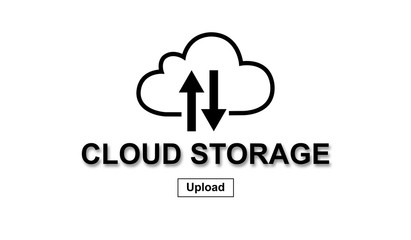 Cloud storage concept