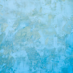 Grunge blue concrete wall background or texture