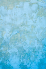Grunge blue concrete wall background or texture