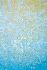 Grunge blue concrete wall background or texture